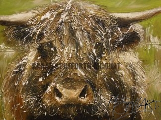 Hamish with issues Canvas Print