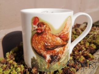Felicity Feathers Hen mug