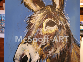 HESWALL, WIRRAL Beginners Painting Class - Paint your own Donkey - Sunday 7th December 2025