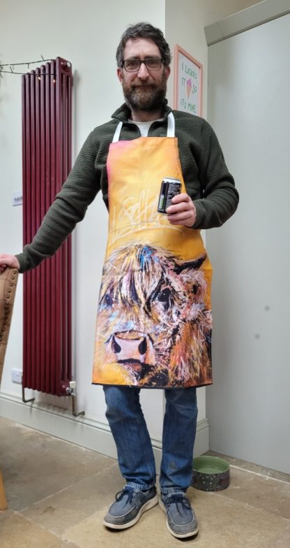 Betty the Highland Cow apron! BRAND NEW!
