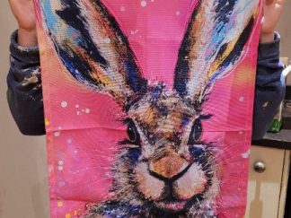 Martha the Hare Tea Towel