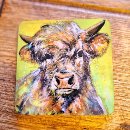 Coaster - Netty the Highland Cow