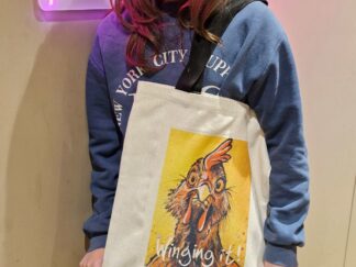 Tote Bag - Winging it! Featuring Margorie the Chicken
