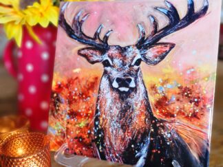 Stan the Stag Ceramic Tile 20 x 20cm